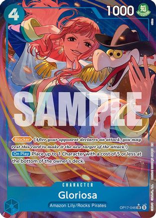 (OP17-046) Gloriosa (Alternate Art) - The World's Strongest Warriors - Foil