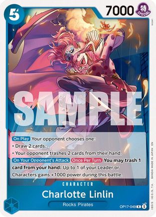 (OP17-049) Charlotte Linlin (049) - The World's Strongest Warriors - Foil