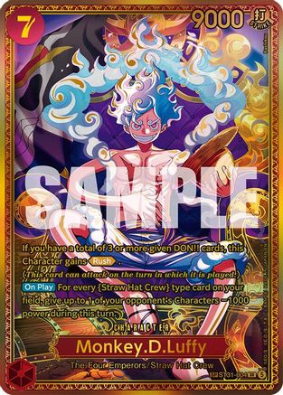 (ST31-004) Monkey.D.Luffy (SP) - The World's Strongest Warriors - Foil