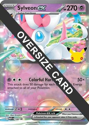 Sylveon ex (30th Celebration) (100) - Jumbo Cards - Promo