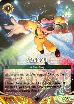 (011) Stand Out (Foil) - Disney Lorcana Promo Cards Holofoil
