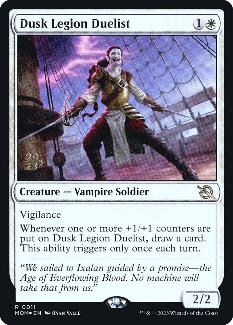 Dusk Legion Duelist (PRE-11S) - March of the Machine Promos (Prerelease) Foil