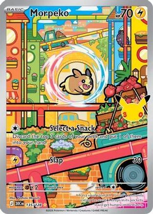 Morpeko (135/128) - ME 30th Celebration Holofoil - Illustration Rare