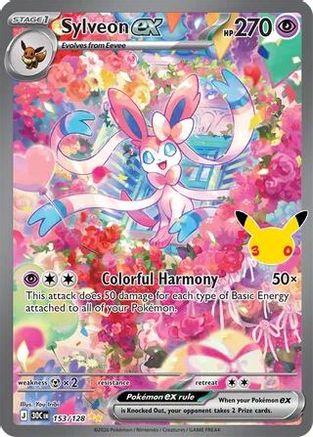 Sylveon ex (153/128) - ME 30th Celebration Holofoil - Special Illustration Rare