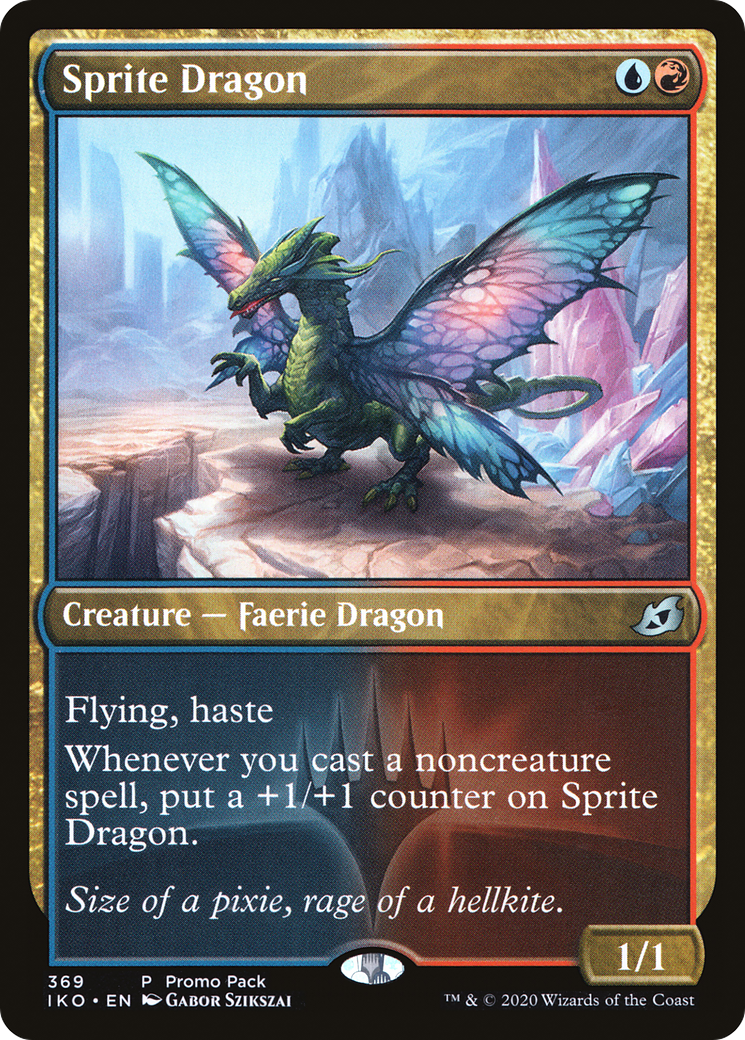 Sprite Dragon (PPIKO-369) - Ikoria: Lair of Behemoths (Promo Pack) Foil