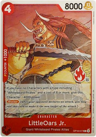 (OP16-017) LittleOars Jr. (Ace Deck) - Set Sail Deck Set - Normal