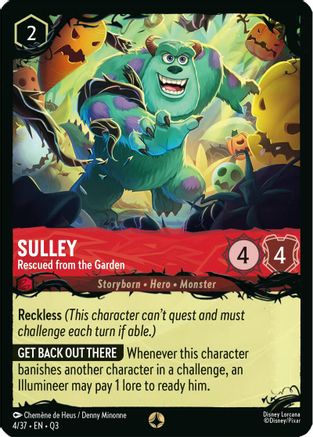 (004/37) Sulley - Rescued from the Garden - Illumineer's Quest: The Great Hunny Rescue Normal