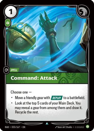 (033/167) Command: Attack - Radiance Foil