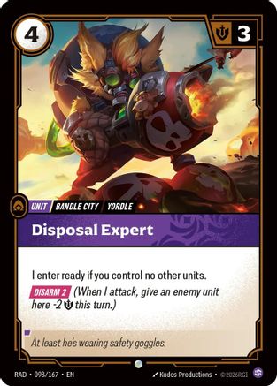 (093/167) Disposal Expert - Radiance Foil