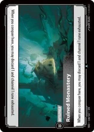 (166/167) Ruined Monastery - Radiance Foil