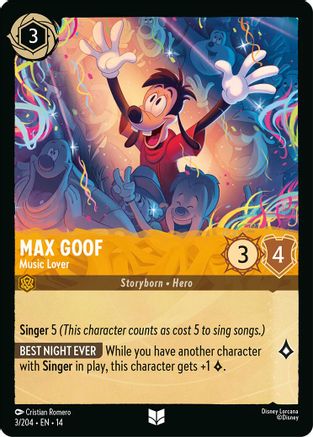 (003/204) Max Goof - Music Lover - Hyperia City Normal