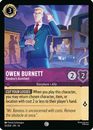 (035/204) Owen Burnett - Xanatos's Assistant - Hyperia City Normal