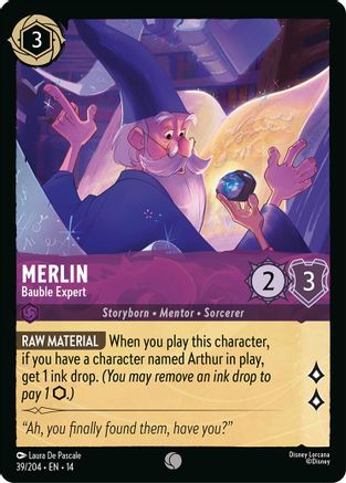 (039/204) Merlin - Bauble Expert - Hyperia City Cold Foil
