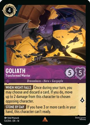 (053/204) Goliath - Transformed Warrior - Hyperia City Cold Foil