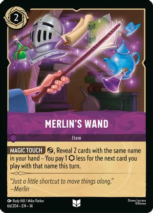 (066/204) Merlin's Wand - Hyperia City Cold Foil