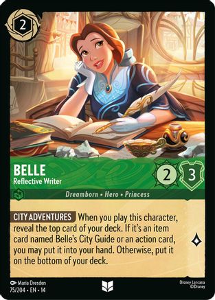 (075/204) Belle - Reflective Writer - Hyperia City Normal