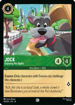 (078/204) Jock - Enjoying the Sights - Hyperia City Cold Foil
