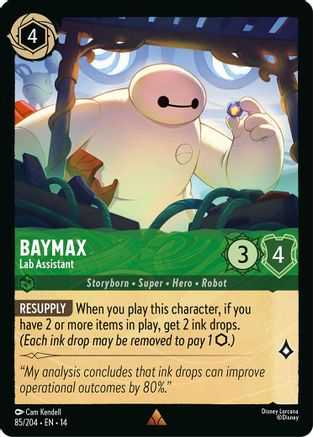 (085/204) Baymax - Lab Assistant - Hyperia City Cold Foil