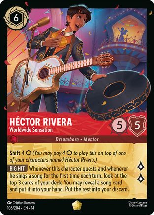(106/204) Hector Rivera - Worldwide Sensation - Hyperia City Cold Foil