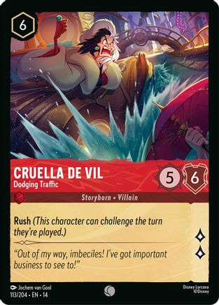 (113/204) Cruella De Vil - Dodging Traffic - Hyperia City Cold Foil