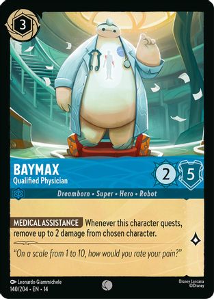 (140/204) Baymax - Qualified Physician - Hyperia City Cold Foil