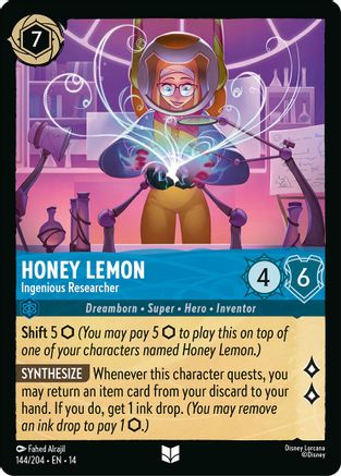 (144/204) Honey Lemon - Ingenious Researcher - Hyperia City Cold Foil