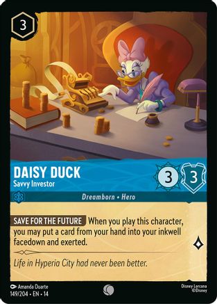 (149/204) Daisy Duck - Savvy Investor - Hyperia City Normal