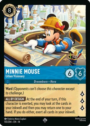 (155/204) Minnie Mouse - Urban Visionary - Hyperia City Normal