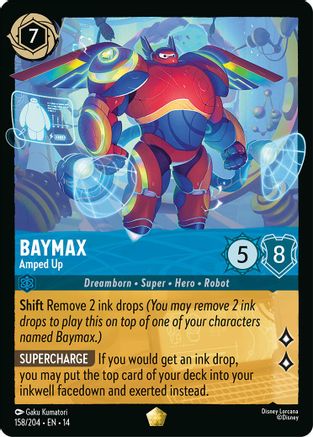 (158/204) Baymax - Amped Up - Hyperia City Cold Foil