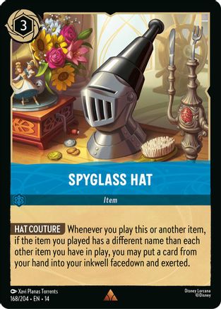 (168/204) Spyglass Hat - Hyperia City Cold Foil