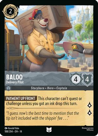 (188/204) Baloo - Delivery Pilot - Hyperia City Cold Foil