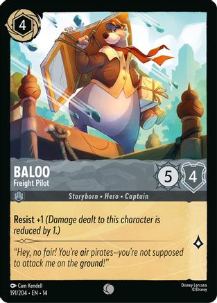 (191/204) Baloo - Freight Pilot - Hyperia City Cold Foil