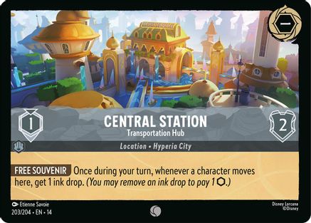 (203/204) Central Station - Transportation Hub - Hyperia City Cold Foil