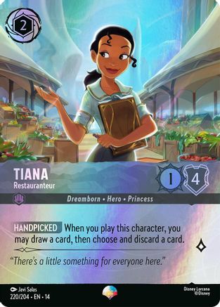 (220/204) Tiana - Restauranteur (Epic) - Hyperia City Holofoil