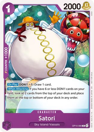 (OP15-066) Satori (Tournament Pack 2026 Vol. 4) - One Piece Promotion Cards - Normal
