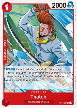 (ST15-004) Thatch (Tournament Pack 2026 Vol. 4) - One Piece Promotion Cards - Normal