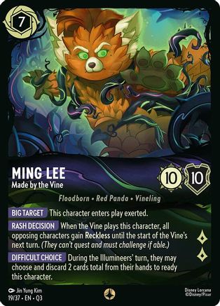 (019/37) Ming Lee - Made by the Vine - Illumineer's Quest: The Great Hunny Rescue Normal