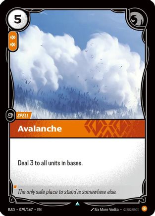 (079/167) Avalanche - Radiance Foil