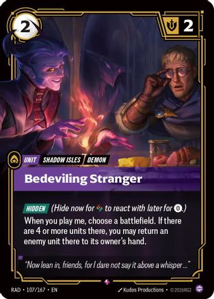 (107/167) Bedeviling Stranger - Radiance Foil