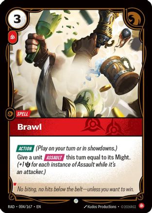 (004/167) Brawl - Radiance Foil