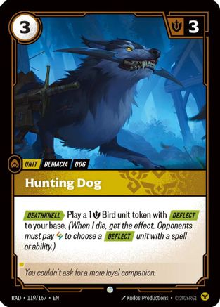 (119/167) Hunting Dog - Radiance Foil