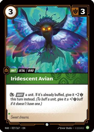 (027/167) Iridescent Avian - Radiance Foil