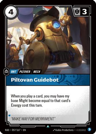 (057/167) Piltovan Guidebot - Radiance Foil