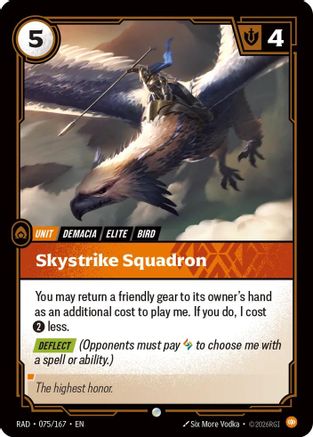 (075/167) Skystrike Squadron - Radiance Foil