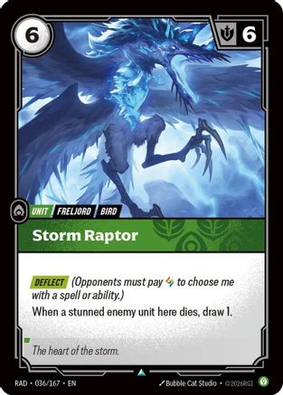 (036/167) Storm Raptor - Radiance Foil