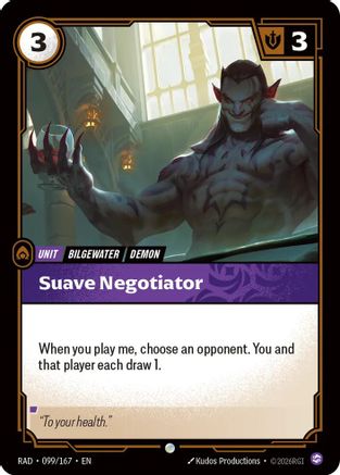 (099/167) Suave Negotiator - Radiance Foil