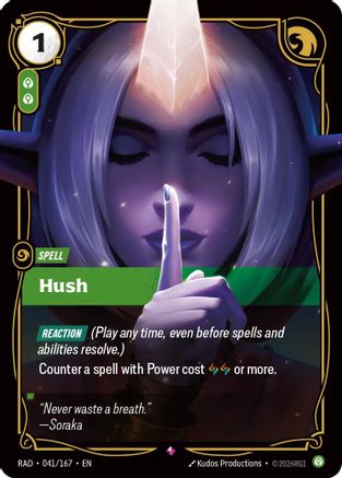 (041/167) Hush - Radiance Foil