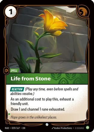 (029/167) Life from Stone - Radiance