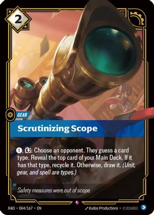 (064/167) Scrutinizing Scope - Radiance Foil