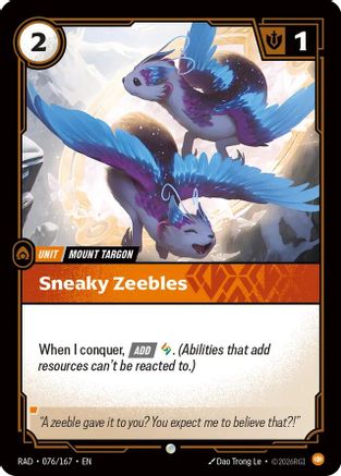 (076/167) Sneaky Zeebles - Radiance